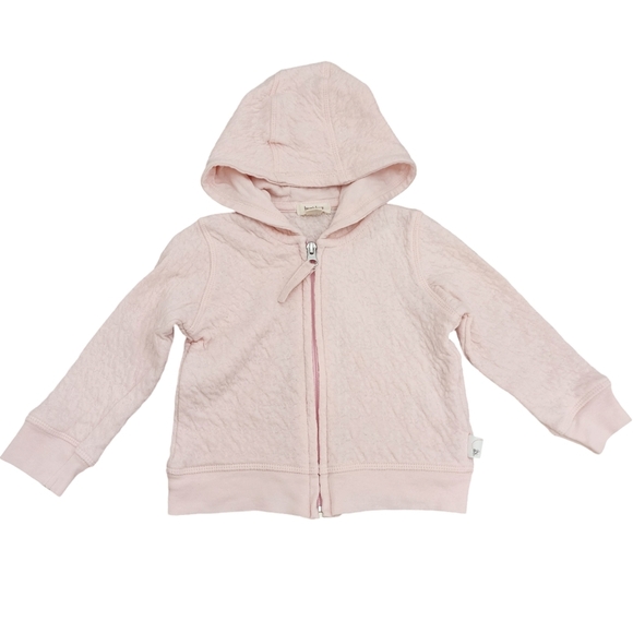 Burt's Bees Baby Girl Zip Up Sweatshirt B0092 - Picture 1 of 4
